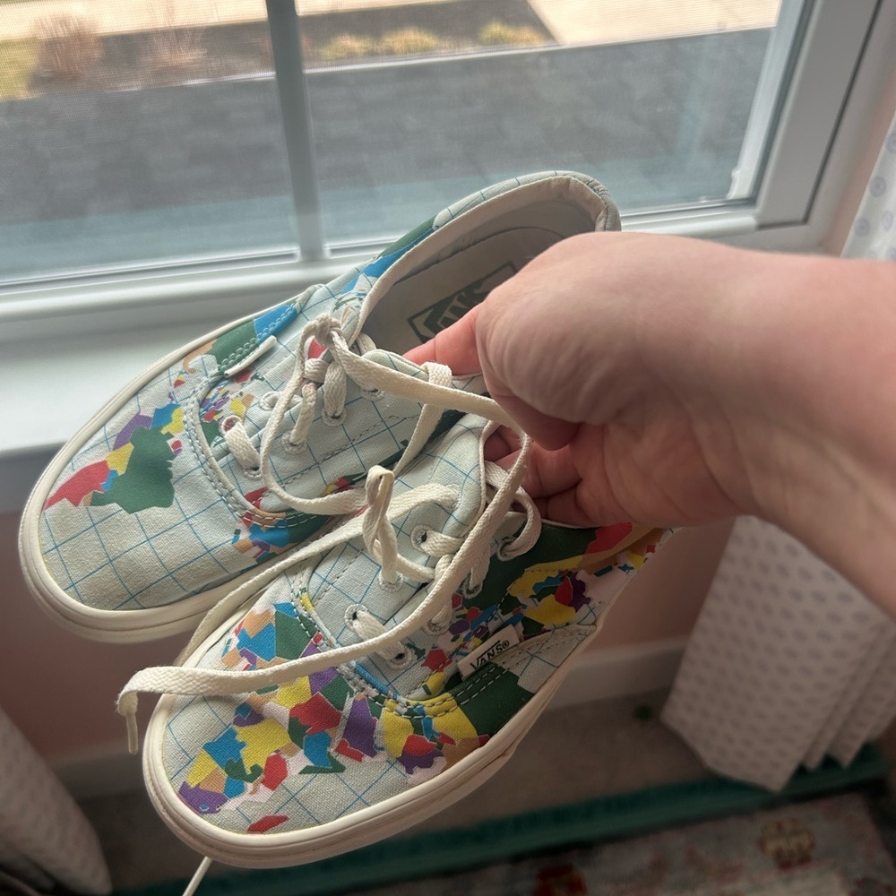 Vans Era X Save Our Planet Skate Shoes World Map Mens Size 3.5 Womens 5 - Picture 4 of 6